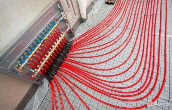 Монтаж водяного теплого пола