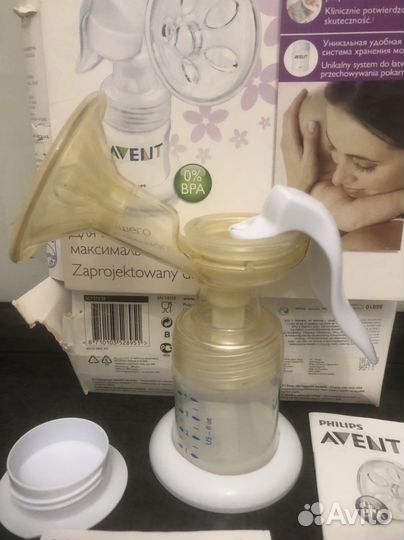 Молокоотсос avent ручной (б/у)