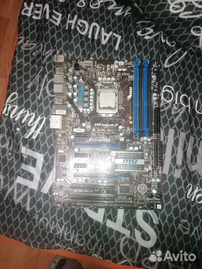 Материнская плата 1155 с процессором i3 530
