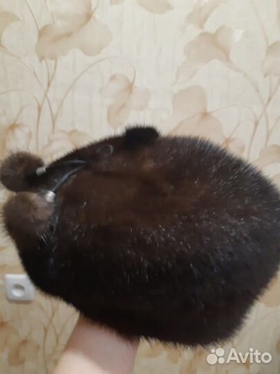 Берет норковый