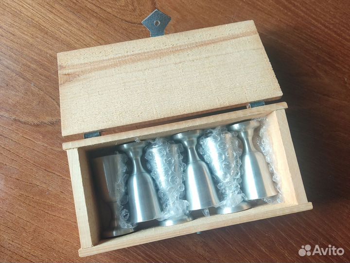 Рюмки металлические