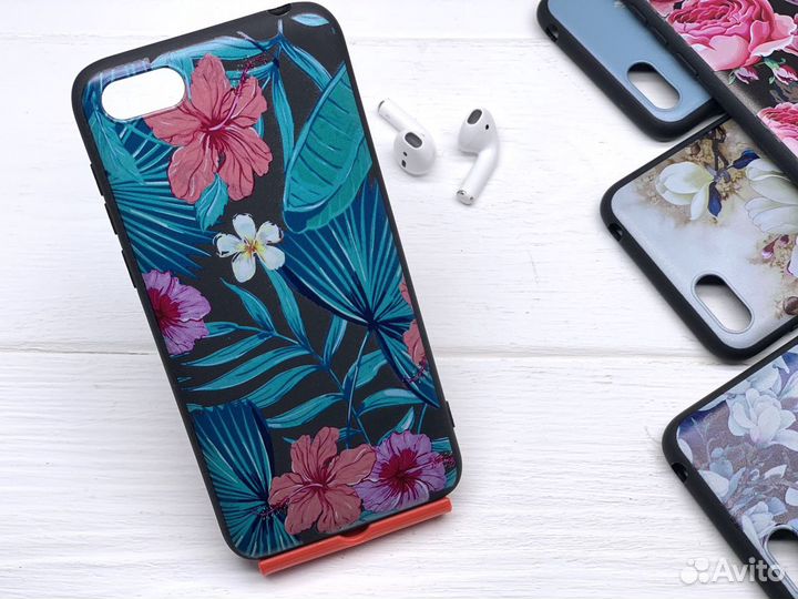 Силиконовый чехол на honor, samsung c 3D принтом