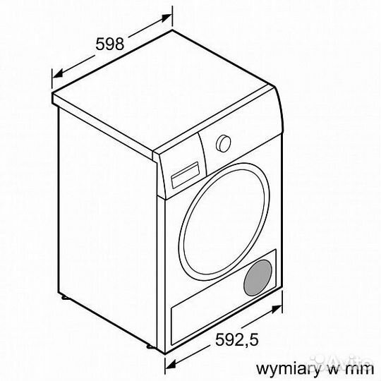 Сушильная машина bosch WTN86201PL