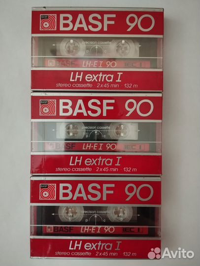 Аудиокассеты новые basf
