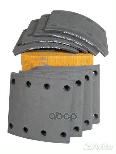 Накладки тормозные STD 19283 20.2-16.7 (420x178)