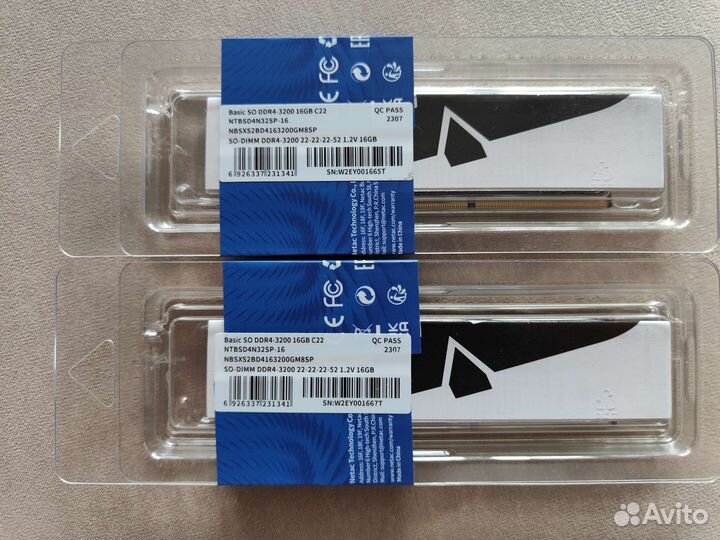 Sodimm DDR4-3200 16GB чек, гарантия 10 лет