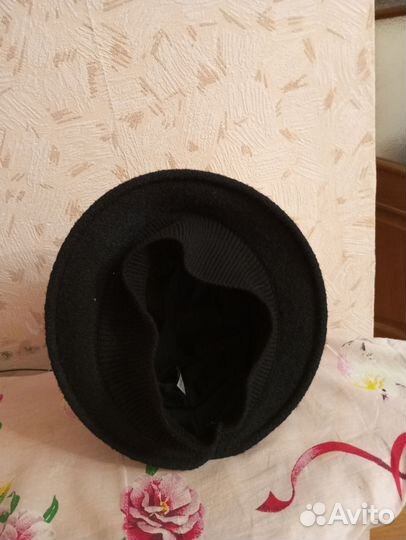 Шляпа фетровая женская черная