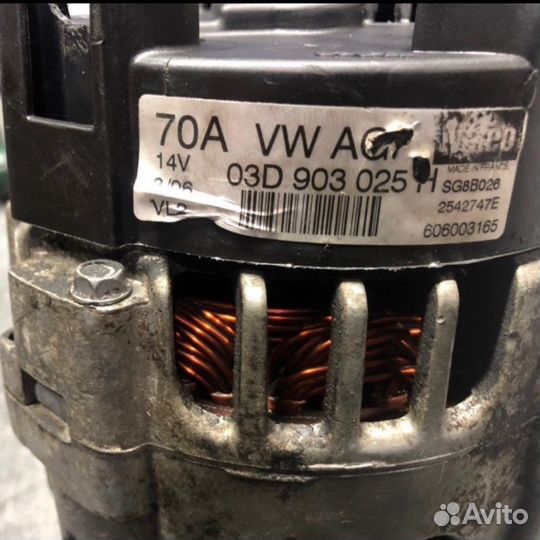 Генератор Polo Fabia Roomster Fox Ibiza Cordoba