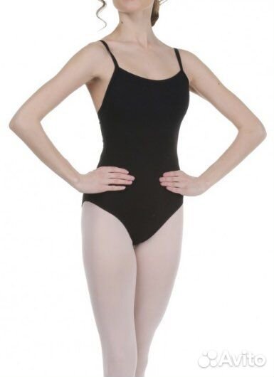 Купальник для гимнастики и балета черный