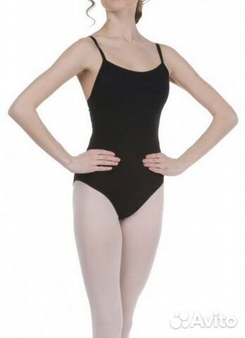 Купальник для гимнастики и балета черный