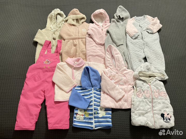 Одежда пакетом для девочки 56-74
