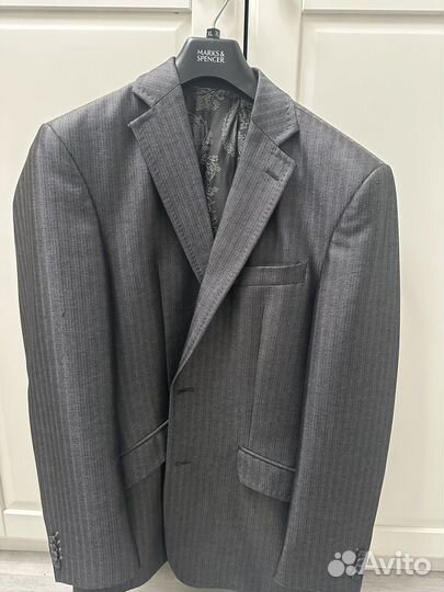 Мужской пиджак серый