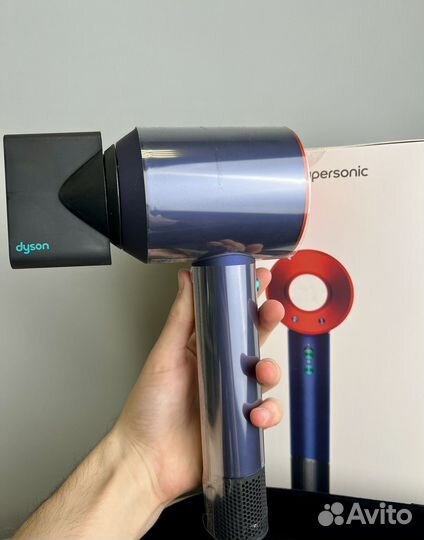 Фен dyson supersonic hd15 в кейсе prussian blue