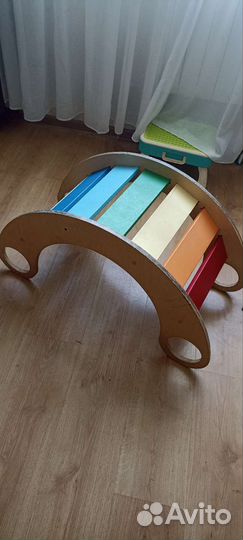 Качели деревянные