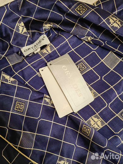 Халат мужской новый шелковый