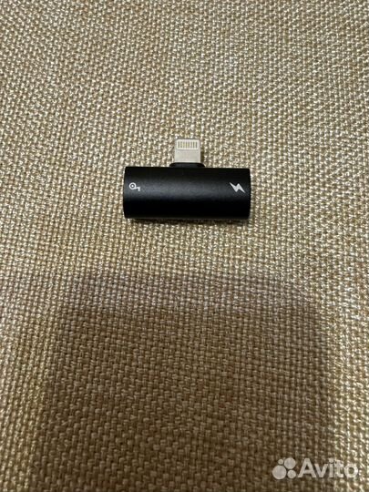 Переходник Beseus iPhone на 2 Lightning черный