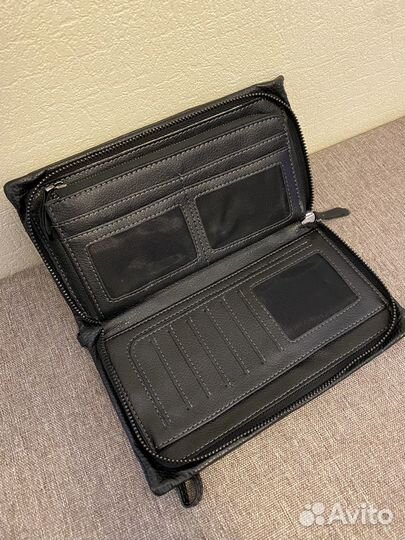 Мужской кожаный портмоне(кошелек)