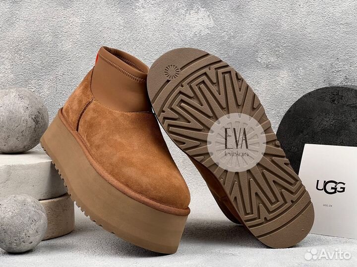 Угги женские Ugg Classic Mini Dipper Chestnut