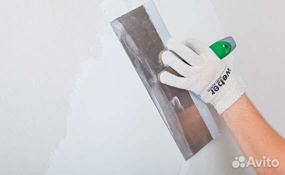 Шпаклёвка стен потолка, любой сложности