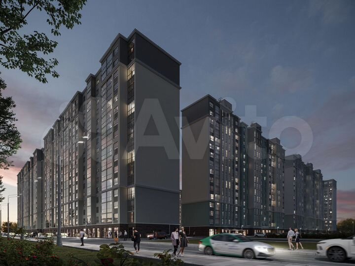 2-к. квартира, 63,7 м², 11/12 эт.