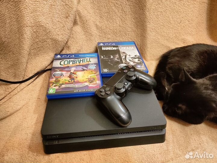 Sony ps4 slim 500Gb+Игры