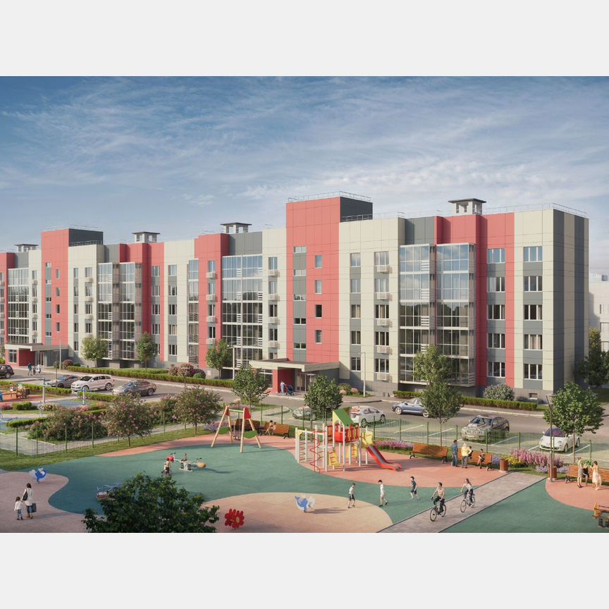 2-к. квартира, 54,3 м², 2/5 эт.