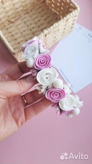 Ободок веночек на голову