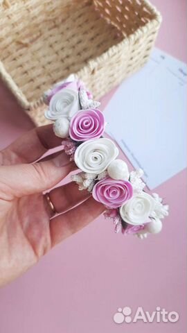 Ободок веночек на голову