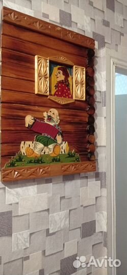 Деревянное панно 