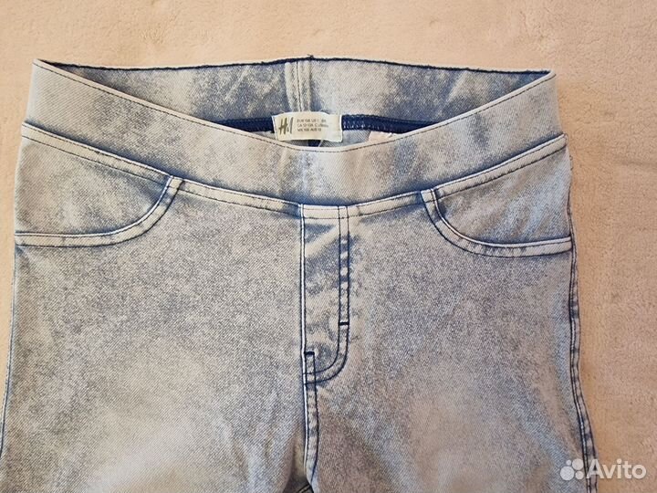 Легинсы джинсовые H&M, р.158