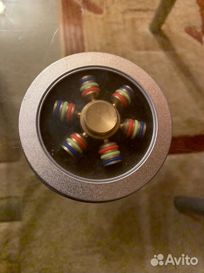 Спиннер металлический 6 граней штурвал