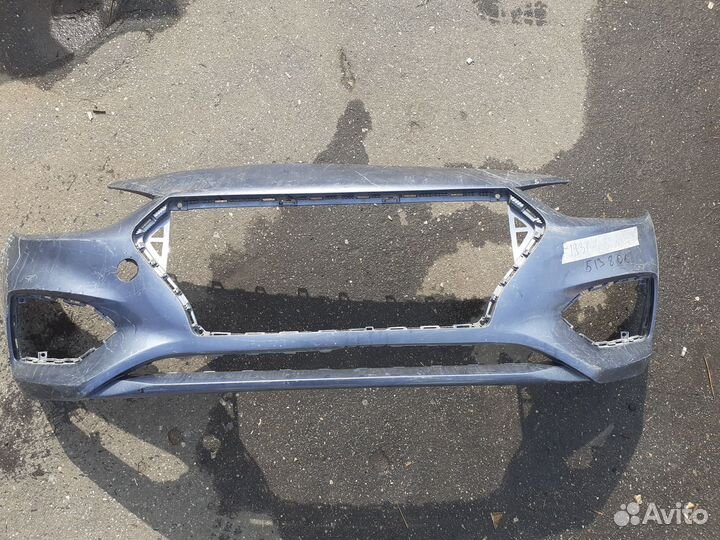 Передний бампер Hyundai Solaris, 2018