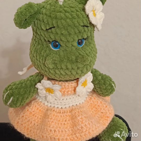 Вязаные игрушки роза