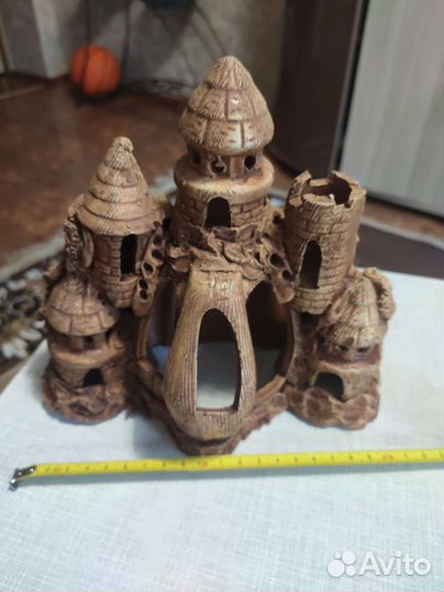 Замок декоративный в аквариум