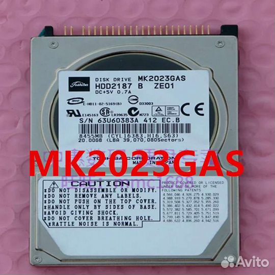 Жёсткий диск toshiba mk2023gas