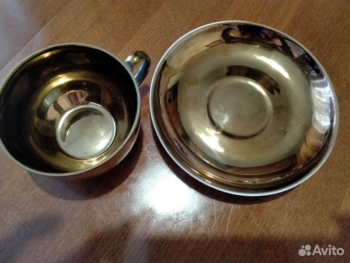 Чашка и блюдце Дулево