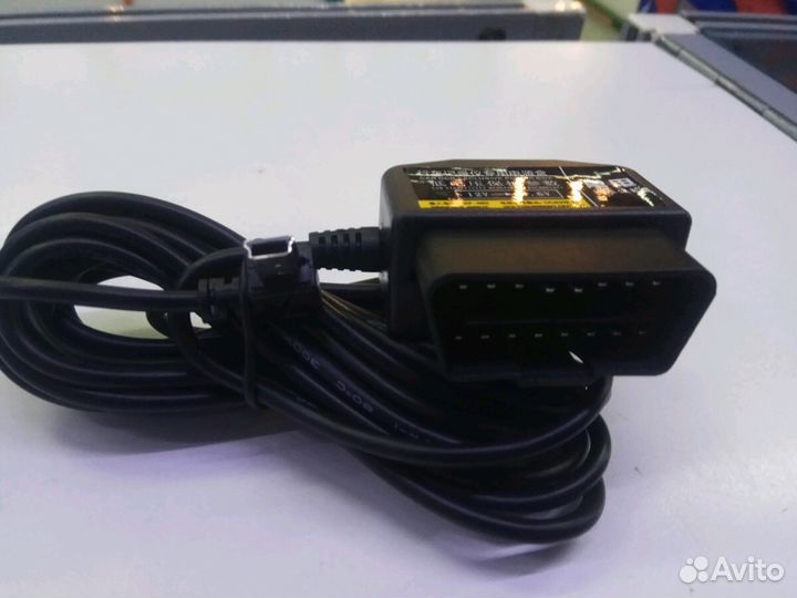 Зарядное устройство OBD2-miniUSB(регистратор,навиг