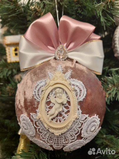 Шары на елку набор