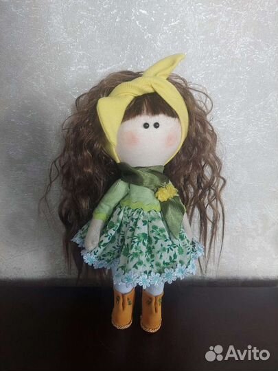 Текстильная кукла ручной работы