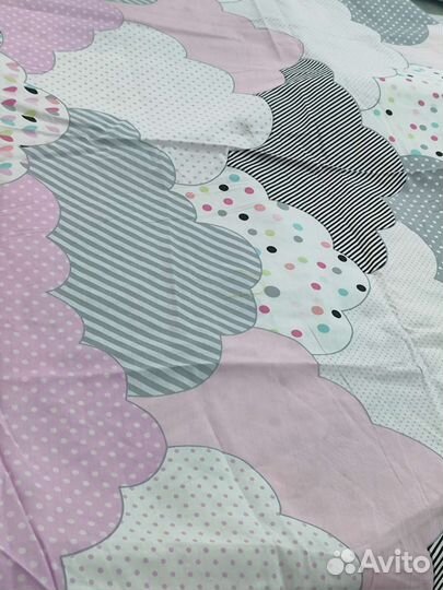 Отрез ткани Сатин 100 хлопок для бортиков