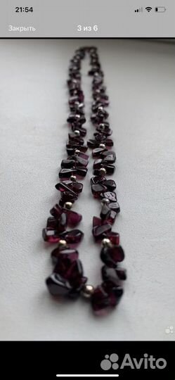 Гранатовое колье
