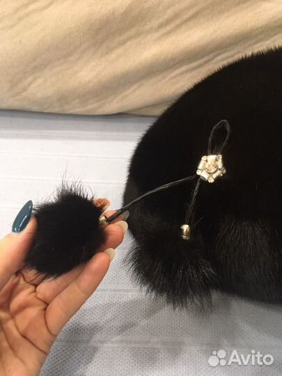 Шапка из меха норки