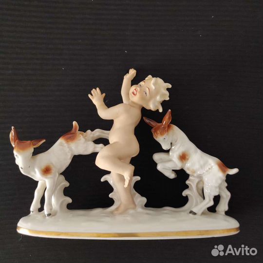 Статуэтка Путти с козлятами, Германия
