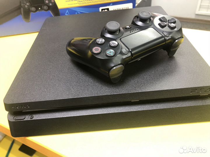 Sony PlayStation 4 Slim 1 tb / 9 игр / гарантия