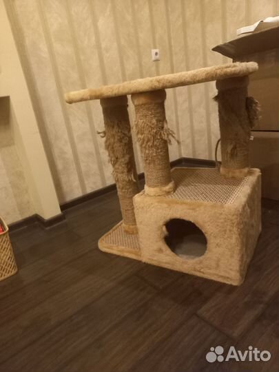 Когтеточка с домиком бу