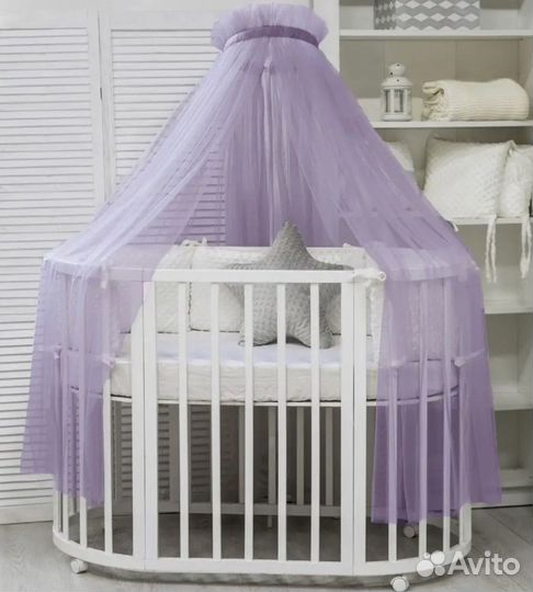 Комплект (кроватка, балдахин, матрас, подушки, др)