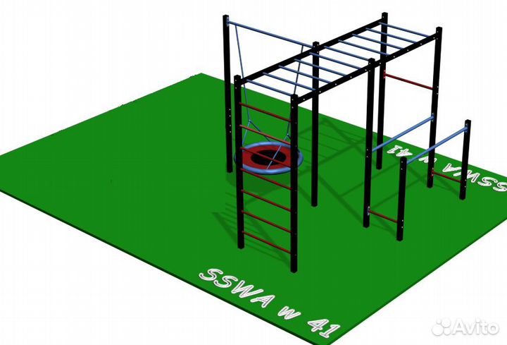 Спортивный комплекс воркаут для двора