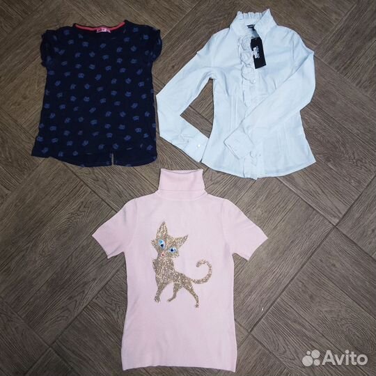 Вещи пакетом на девочку 152