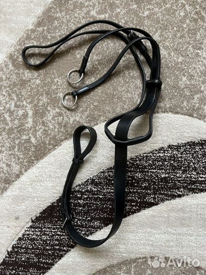 Шлея пессоа для лошади,скользящий повод,мартингал