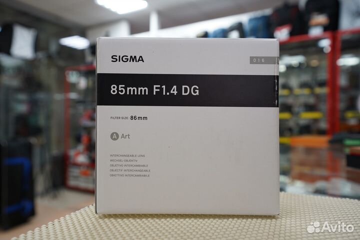 Объектив Sigma Canon AF 85mm F1.4 DG HSM